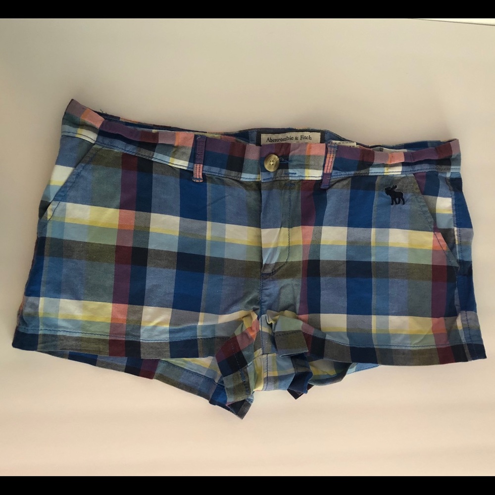Abercrombie & Fitch Perfect Stretch plaid shorts